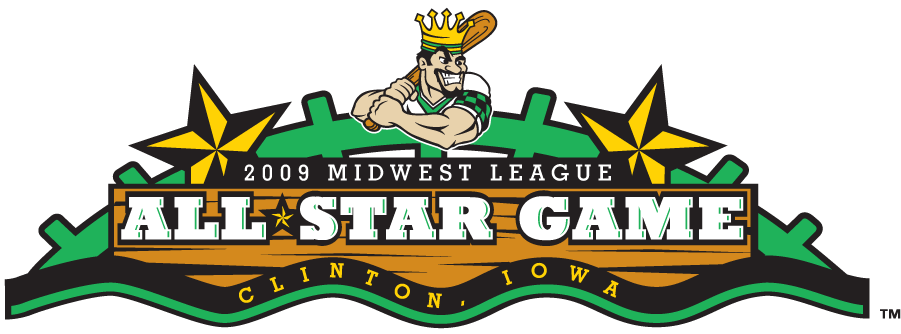 Midwest League All-Star Game 2009 Primary Logo iron on transfers for clothing